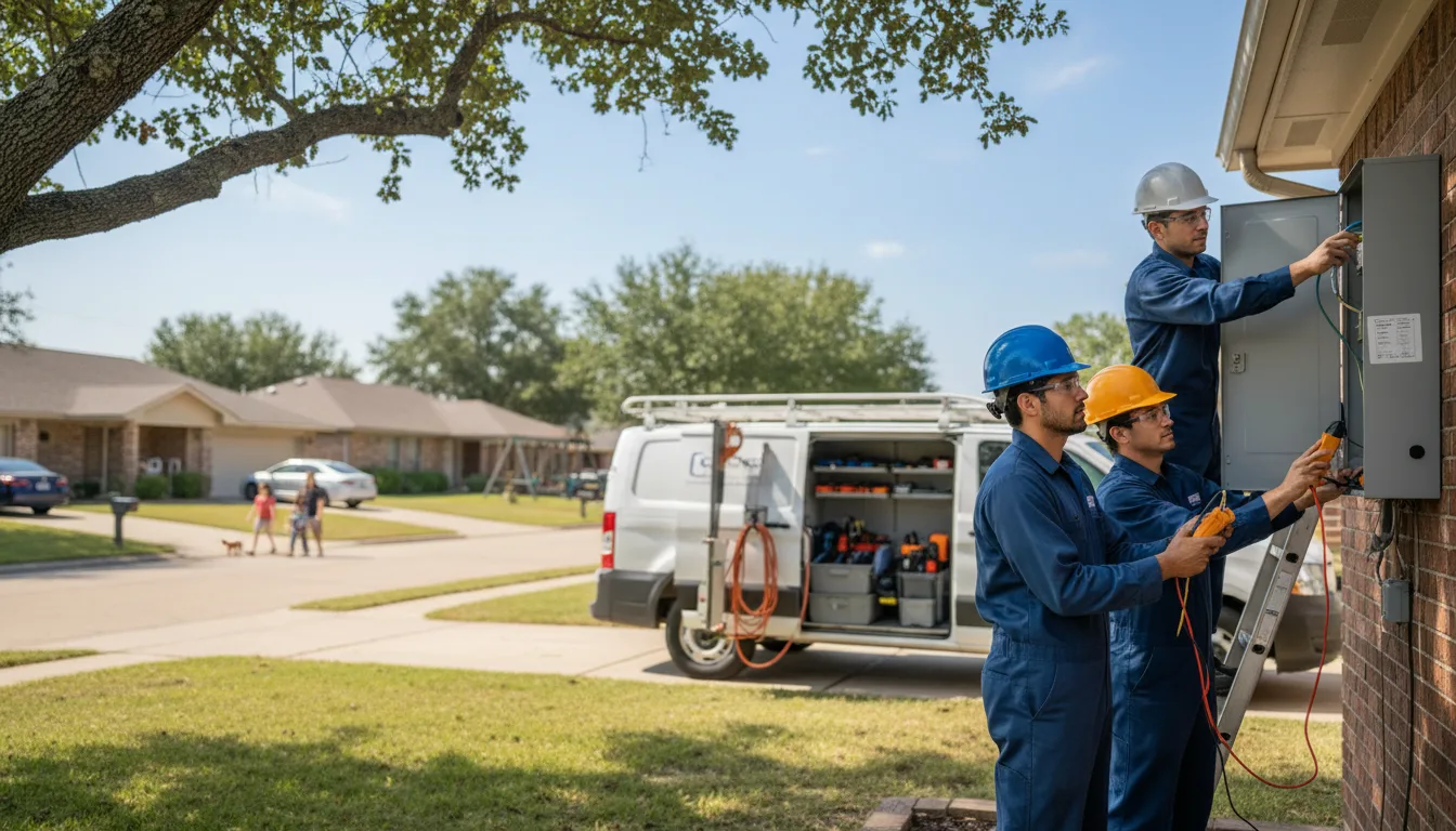 Certified electrician providing emergency electrical services in Ventress, LA